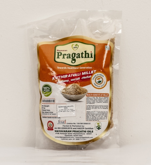 Pragathi Barnyard Millet ( Kuthiraivali) 500gm BD 0.975