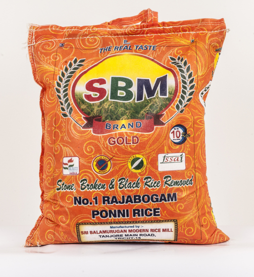 SBM Thanjavur Rajabogam Ponni Boiled Rice 5kg BD 3.450